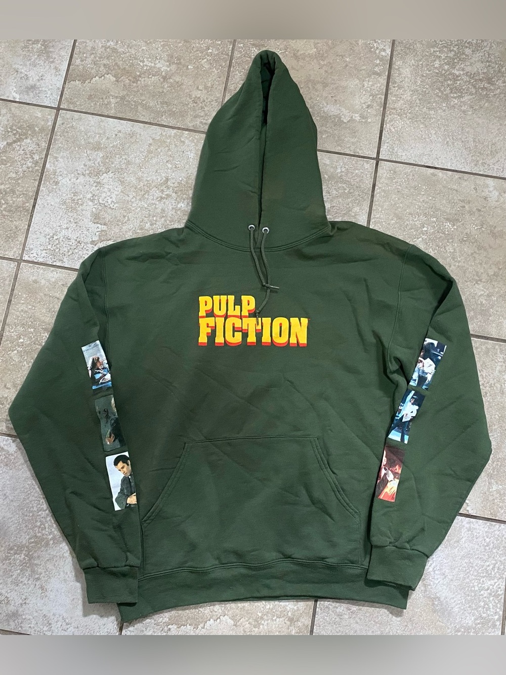 Urban Outfitters Pulp Fiction Movie Graphic Multi-Print Hoodie- Size M